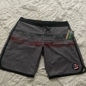 Travis Matthew patriotic board shorts 36